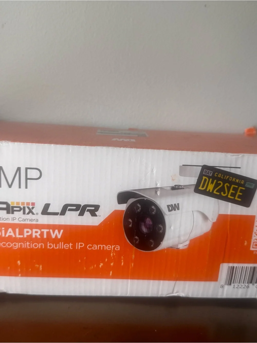5MP Megapix LPR C-MB451ALPRTW License Plate Recognition Bullet IP Camera - White